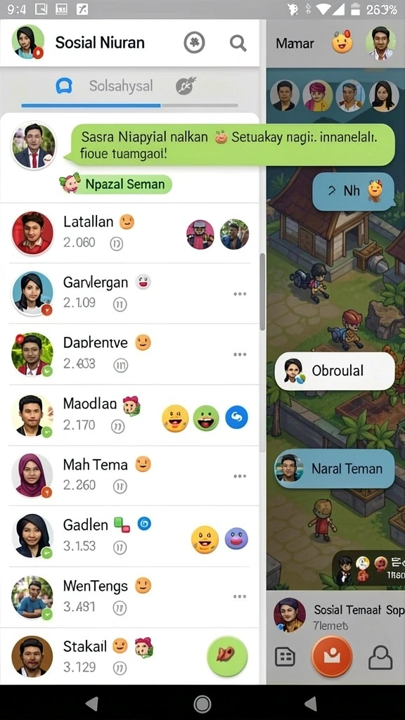Pengalaman bermain yang seru dan interaktif.