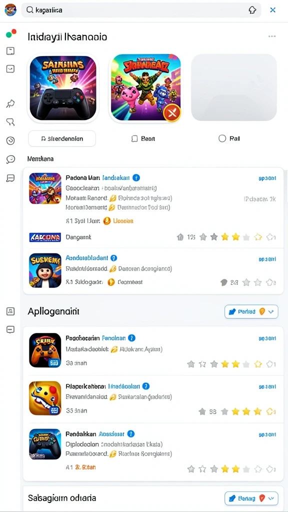Tampilan antarmuka yang user-friendly.