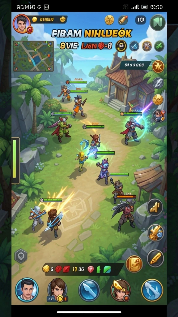 Screenshot mode permainan yang penuh aksi.