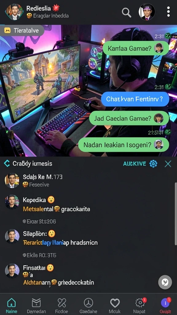Berinteraksi dengan teman di fitur multiplayer yang seru.