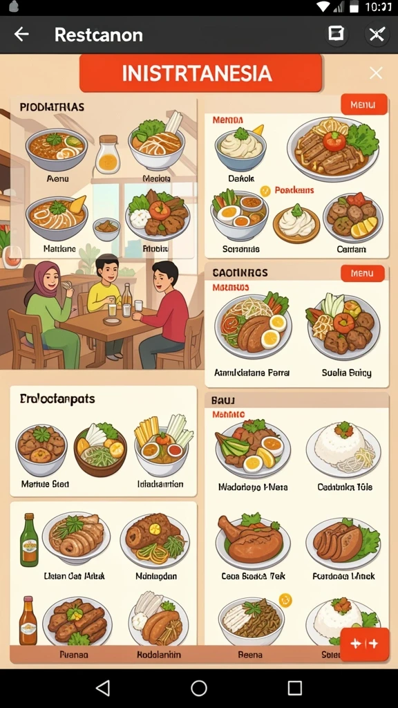 Tampilan antarmuka yang menarik dan intuitif.