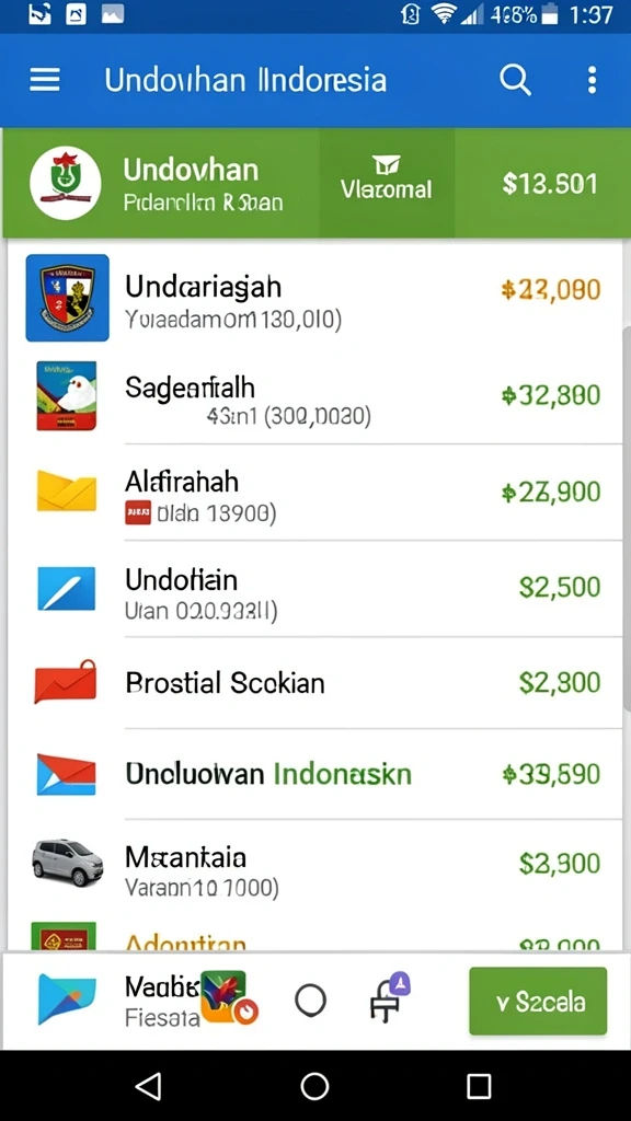 Antarmuka yang menarik dan mudah dipahami.