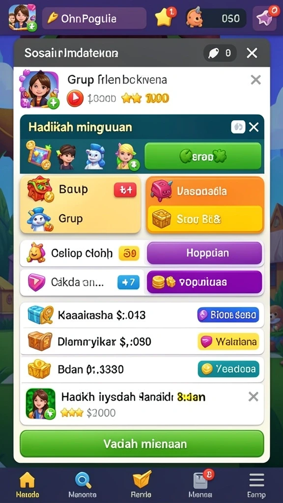 Tangkapan layar JKTJKT dengan tampilan antarmuka yang menarik.