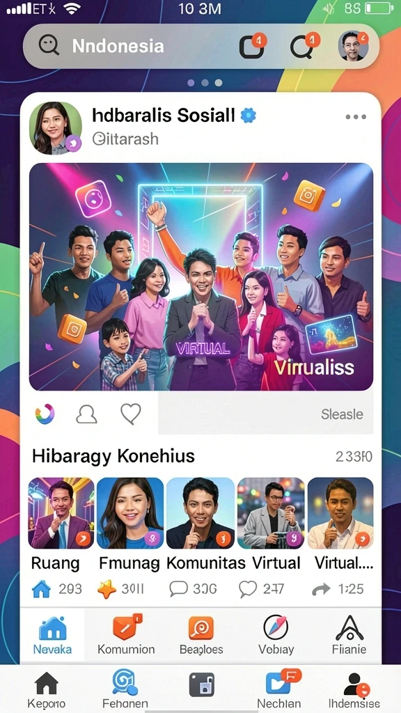 Karakter pahlawan dalam aksi menakjubkan.