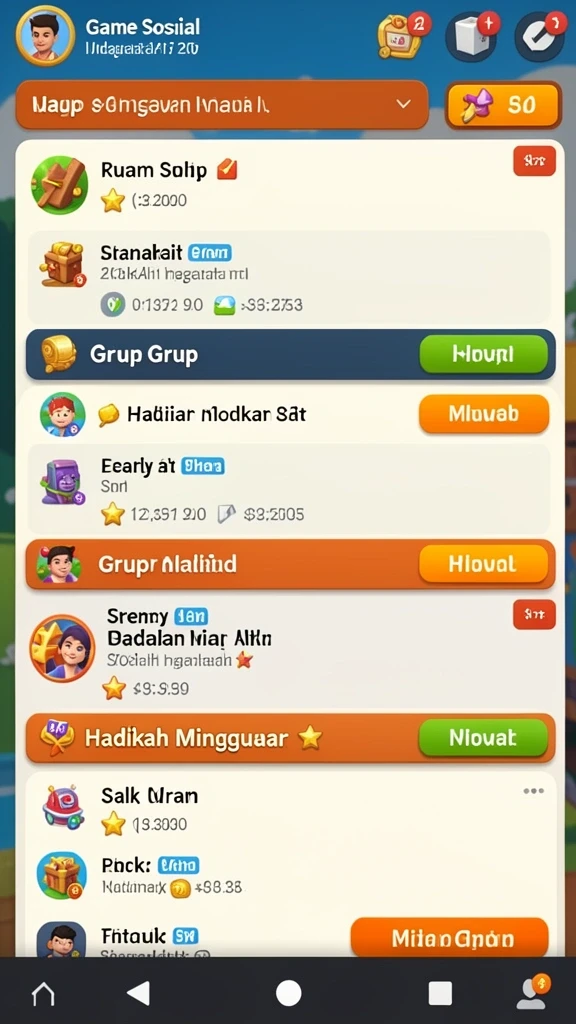 Fitur kustomisasi karakter yang menarik dan beragam.