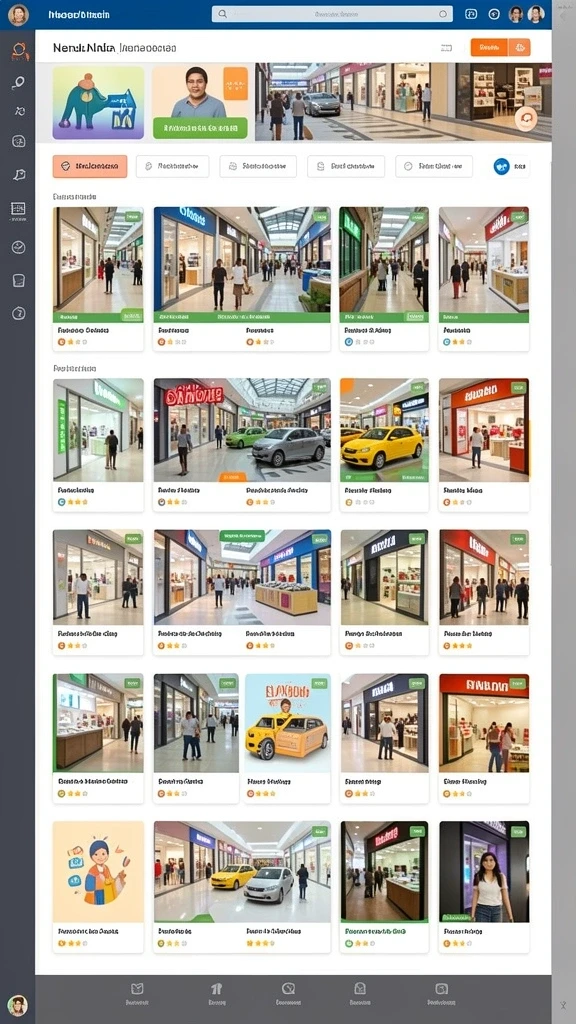 Tampilan menu utama yang menarik dan mudah digunakan.
