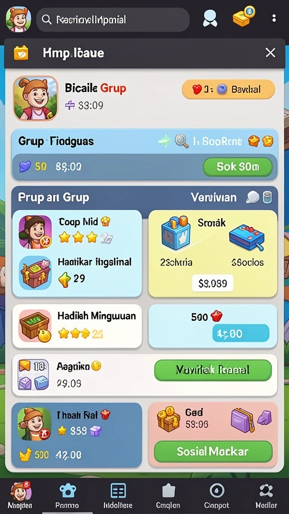 Mode multiplayer yang seru bersama teman-teman.