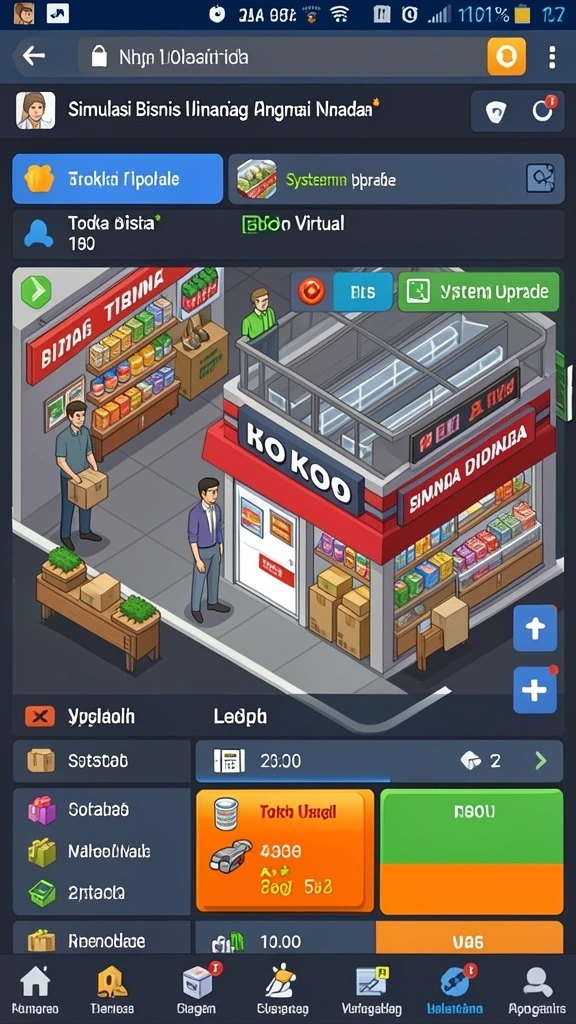 Tampilan antarmuka yang modern dan menarik.