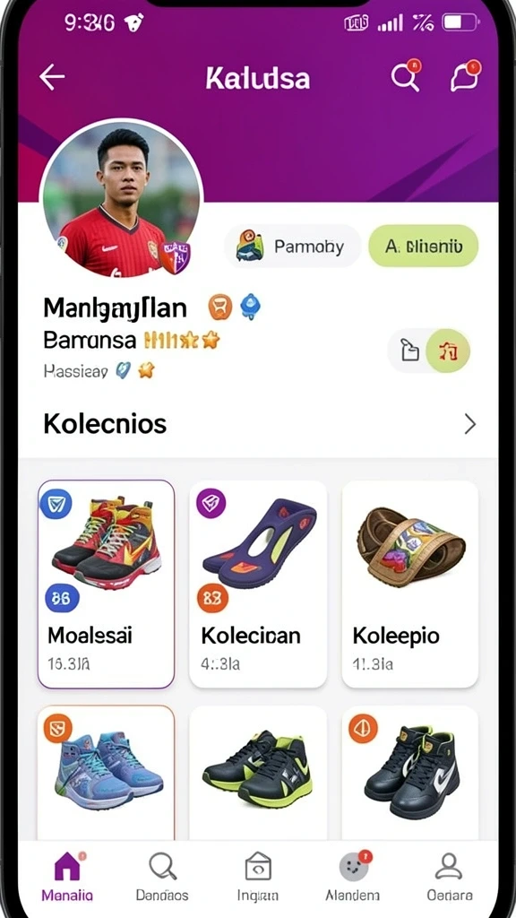 Tampilan antarmuka pengguna yang intuitif dan menarik.