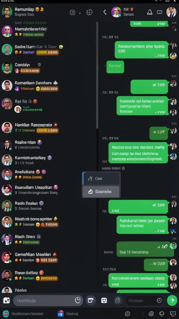 Tampilan menu utama yang menarik dan intuitif.