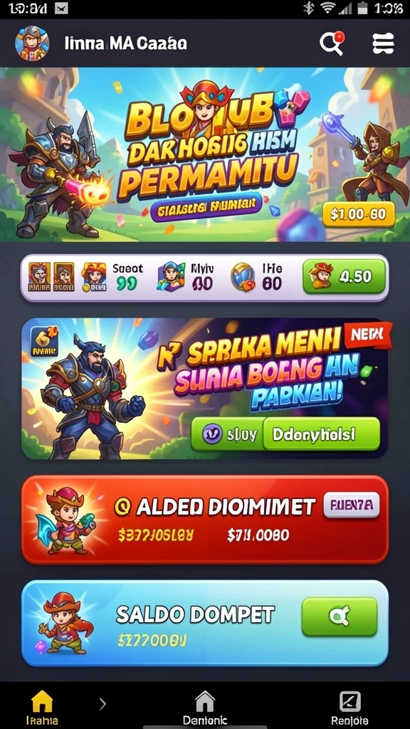 Tampilan antarmuka yang menarik dan user-friendly.