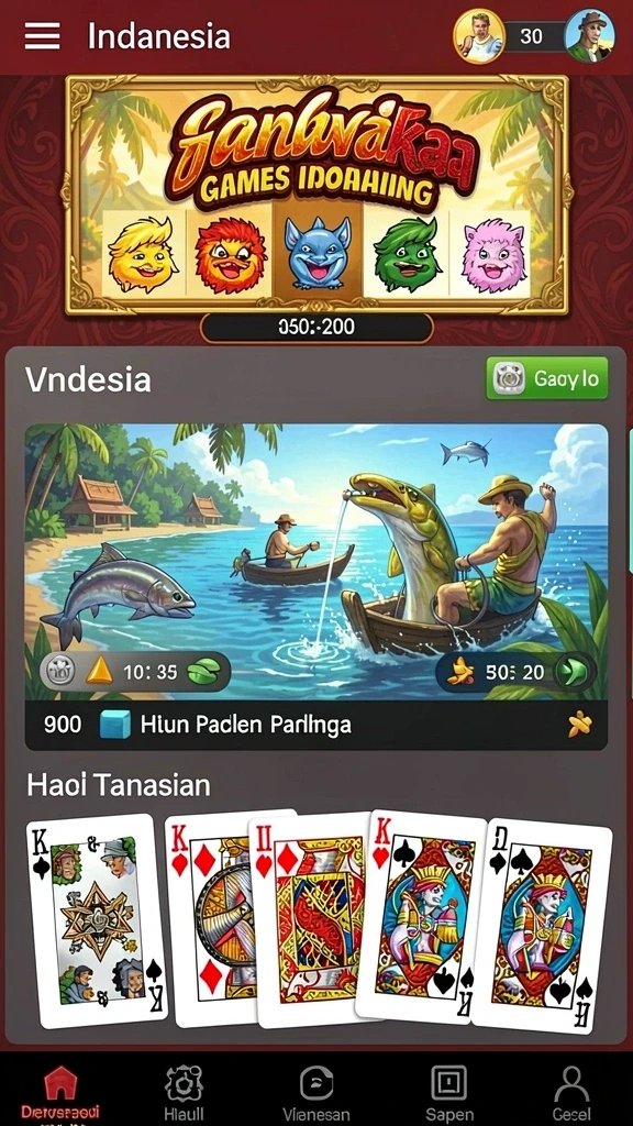 Mode permainan seru yang menantang.