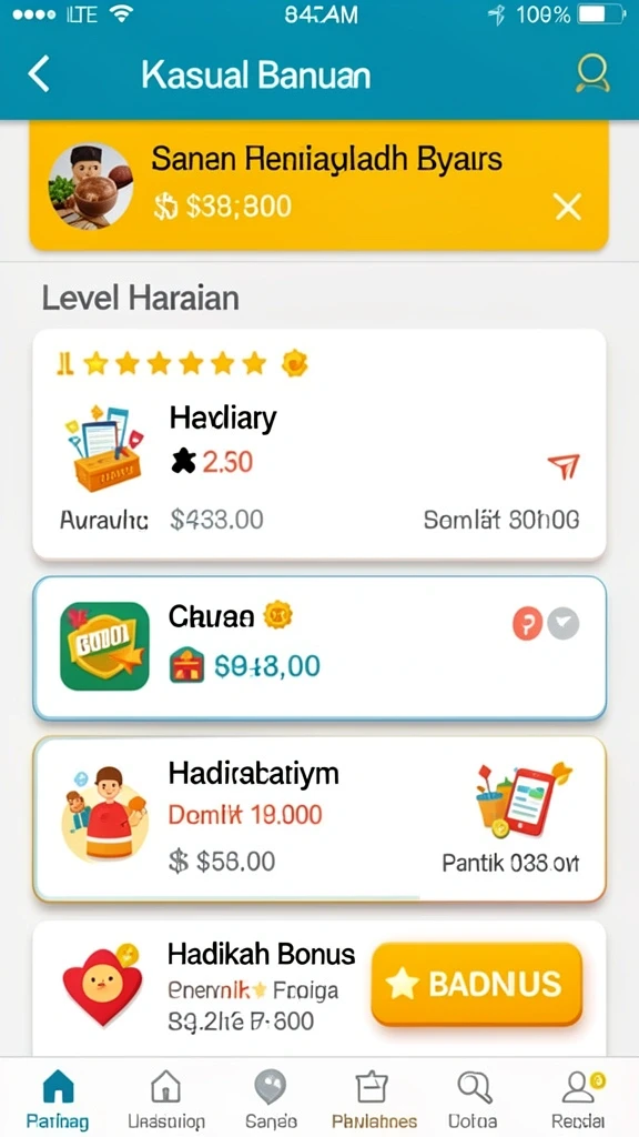 Tampilan grafis yang menakjubkan dan penuh warna.