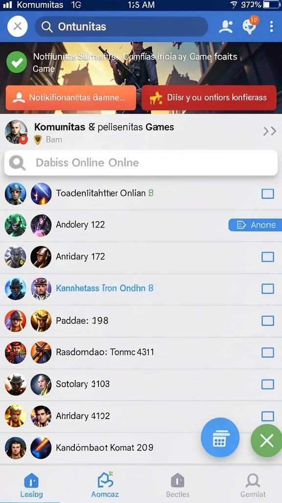 Komunitas aktif untuk berbagi tips dan pengalaman bermain.
