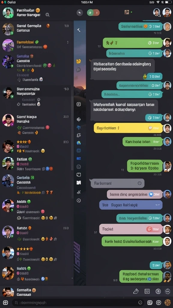 Beragam karakter unik untuk dipilih dan dimainkan.